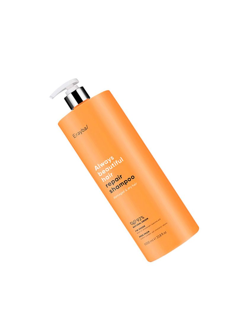 ERAYBA - Shampoo Reparador cabellos Dañados o secos 1000ml -1