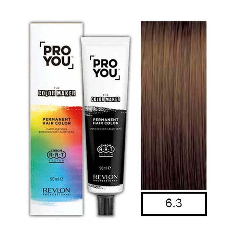 Tintura 6.3 Pro You Rubio Oscuro Dorado 90ml Revlon