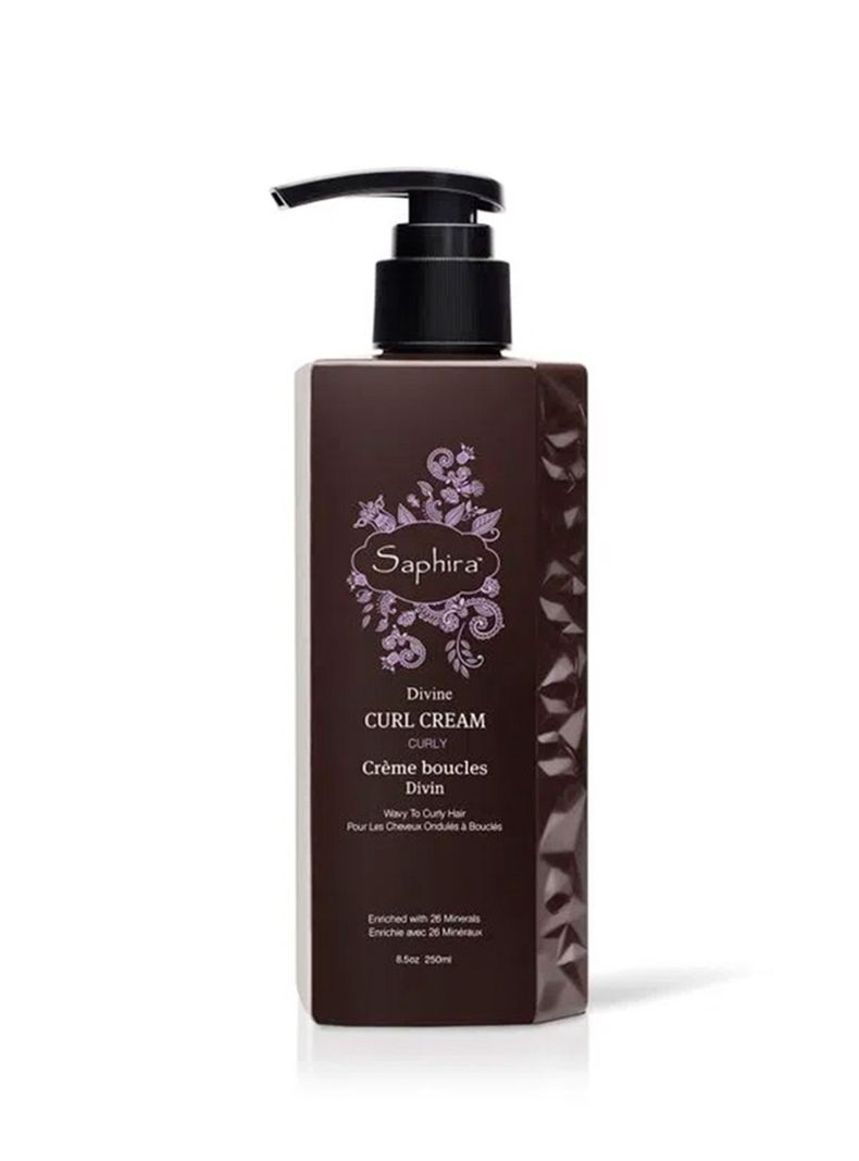 Crema Para Peinar Cabello Ondulado Y Rizado Saphira 250 Ml-0