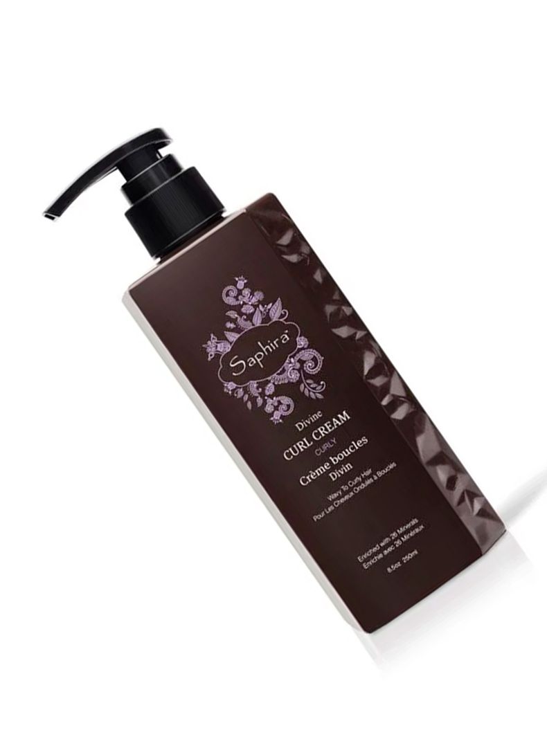 Crema Para Peinar Cabello Ondulado Y Rizado Saphira 250 Ml-1