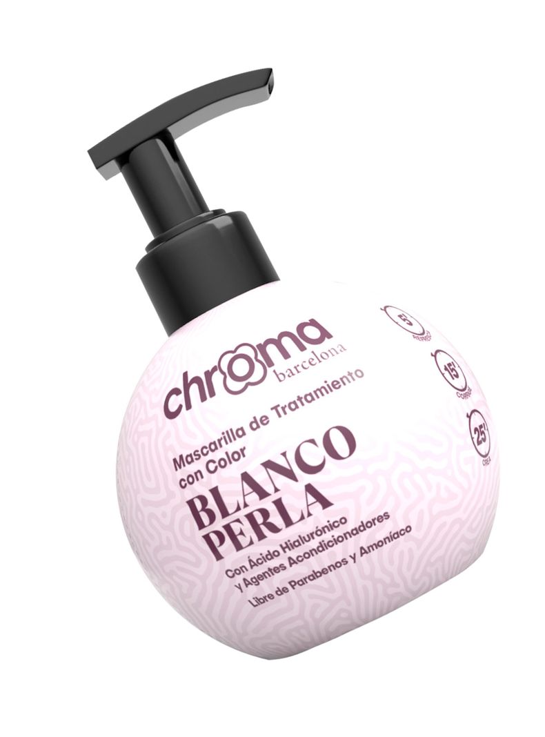 Chroma Barcelona Matizador Semi Permamente Blanco Perla 250 Ml-1