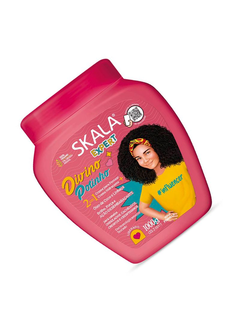 Crema Para Peinar Rizos Hidratante 2 En 1 Skala Kids 1000Gr-1