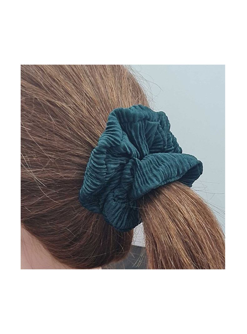 Coleta Para Cabello Mediana Verde-1