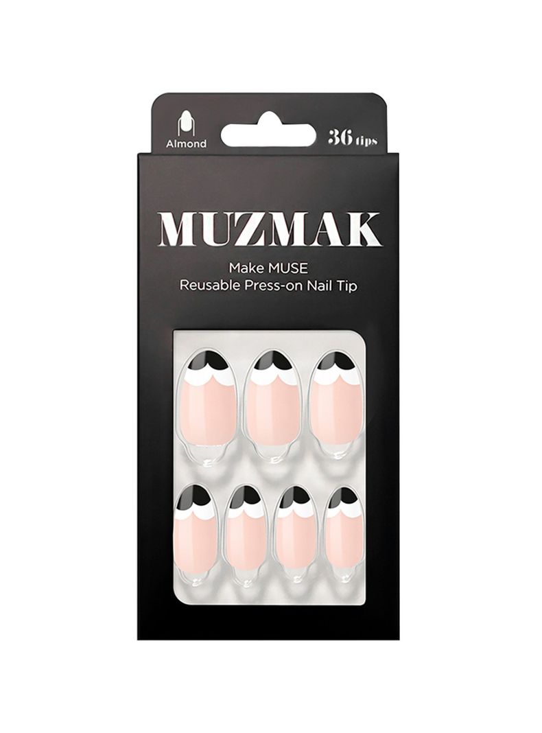 MUZMAK - Uñas Press On Pansy Almond 36 U.-0