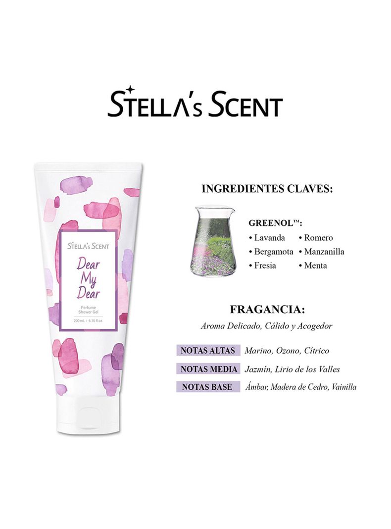 GEL DUCHA CORPORAL DEAR MY DEAR 200ML STELLAS SCENT-1