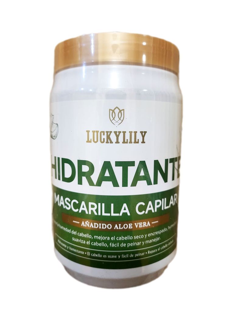 Luckylily Mascarilla Capilar Hidratante Aloe Vera 1.000ml-0