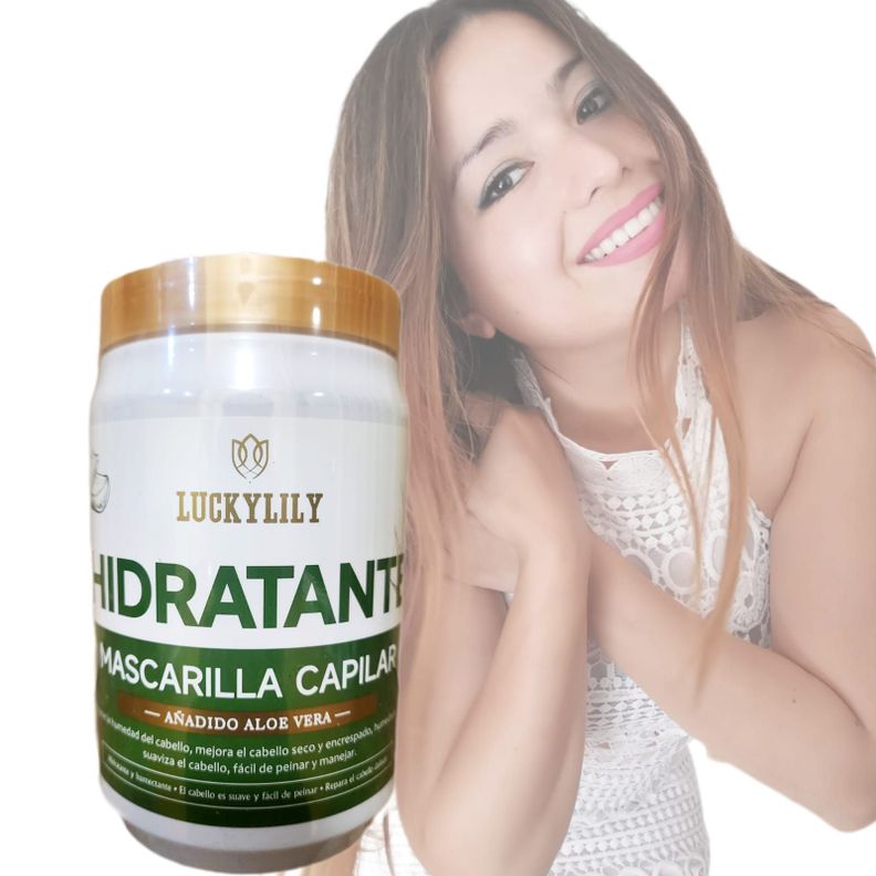 Luckylily Mascarilla Capilar Hidratante Aloe Vera 1.000ml-1