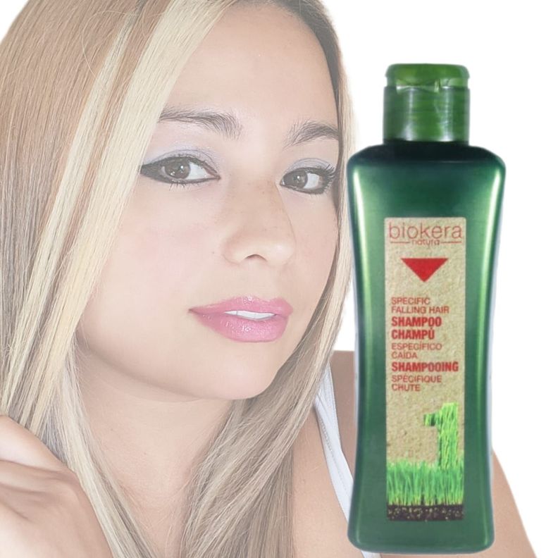 Salerm Biokera Natura Shampoo Especifico Anticaída 300ml-1