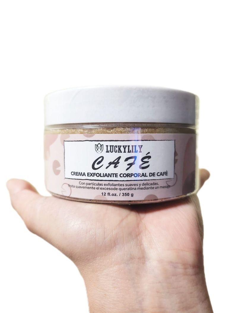 Luckylily Crema Exfoliante Corporal De Cafe Purifica 350g-0