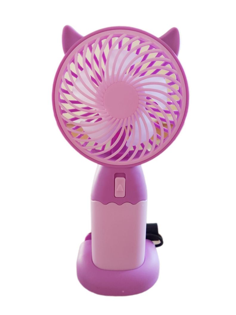 Mini Ventilador Lindo Portatil Gatito Carga Usb-2