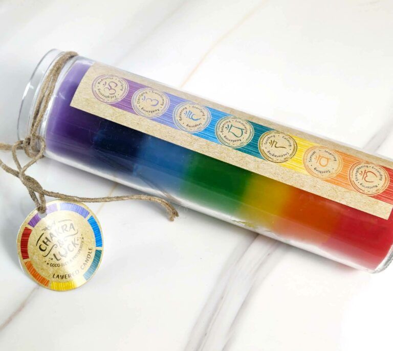 Hermoso Velon 7 Chakras Aromático En Frasco Vidrio 21x5.5cm-0
