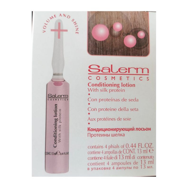 Salerm Ampollas Proteina De Seda Volumen Y Brillo (4 X 13ml)-0