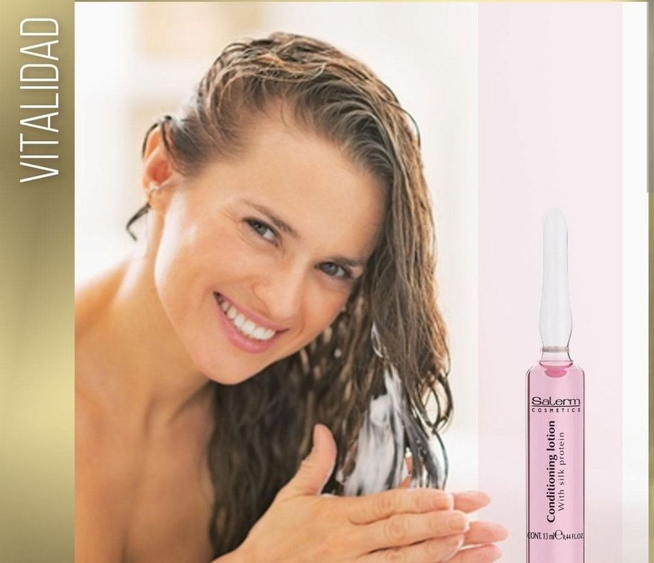 Salerm Ampollas Proteina De Seda Volumen Y Brillo (4 X 13ml)-1