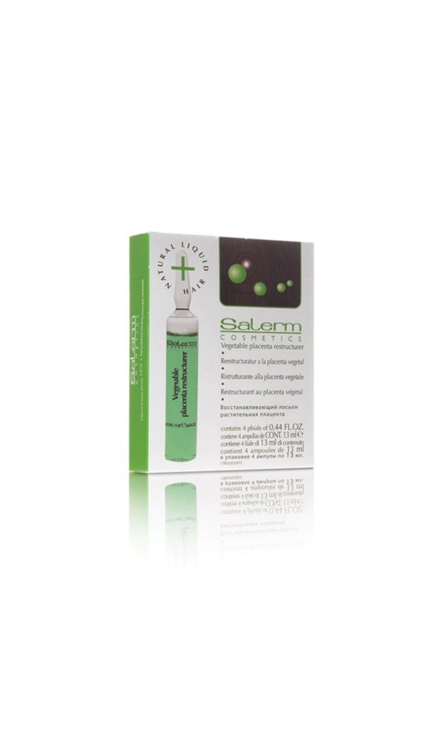Salerm Ampollas Reestructurantes Placenta Vegetal (4x13ml)-1