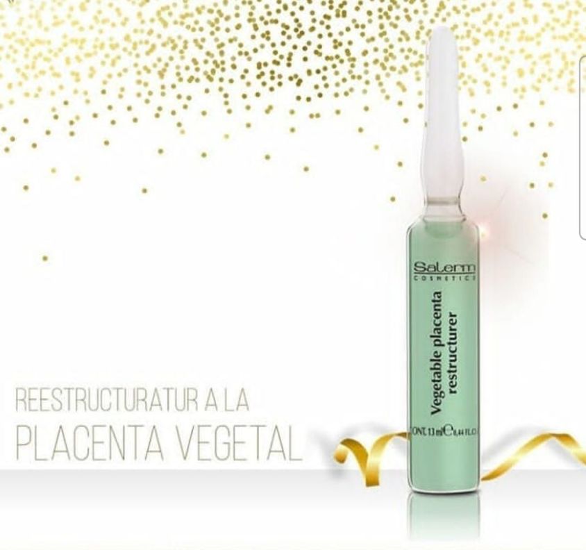 Salerm Ampollas Reestructurantes Placenta Vegetal (4x13ml)-2