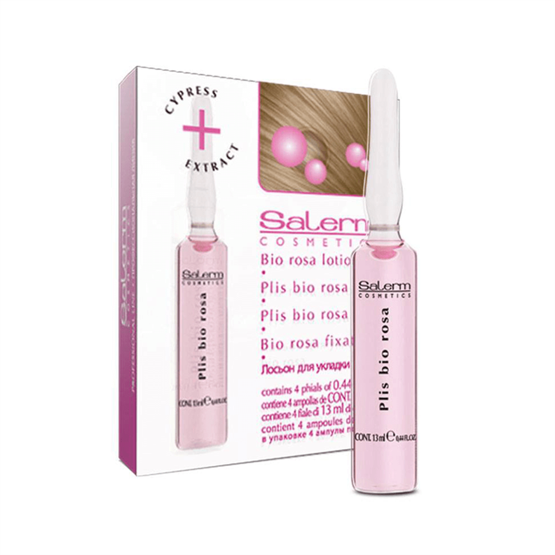 Salerm Ampollas Capilares Plis Bio Rosa (4 Ampollas De 13ml)-0