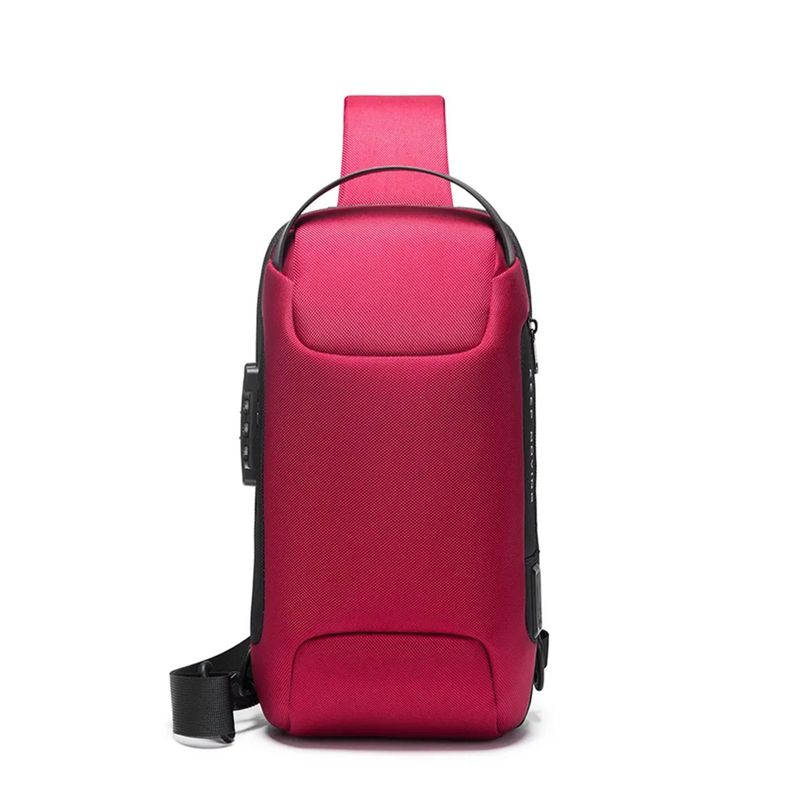 Bandolera Antirrobo Bolso Deportivo Cruzado Impermeable USB-5
