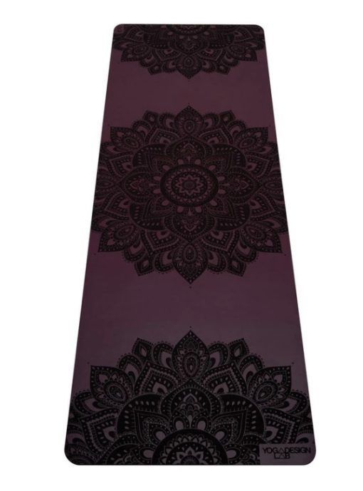 Mat Yoga Infinity Mandala Burgundy 5mm-0