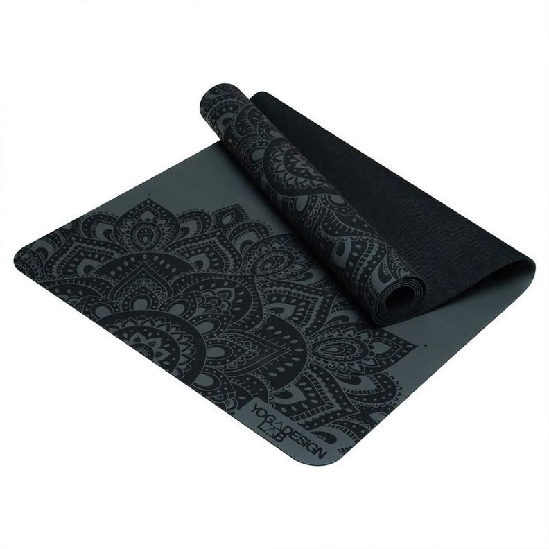 Mat Yoga Infinity Mandala Charcoal 3mm-1