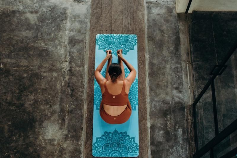 Mat Yoga Infinity Mandala Aqua 3mm-3