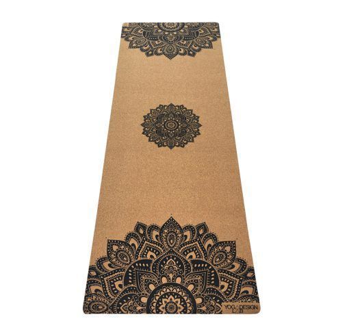 Mat Mandala negro Corcho. 5.5 mm-0