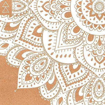 Mat Mandala Blanco Corcho. 3.5 mm-5