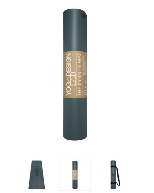 Mat Yoga Infinity Tribal Charcoal 5mm-1