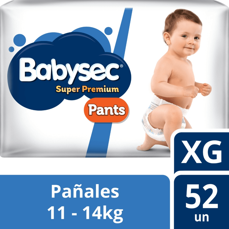 Pants Babysec Super Premium 52 Un Xg-0