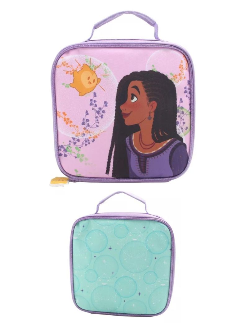 Set Escolar Infantil Mochila Con Ruedas Estuche Lonchera Wish-1