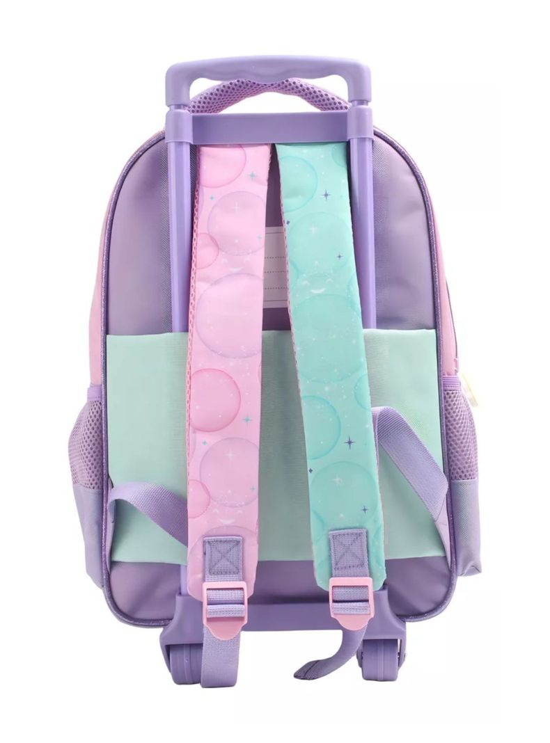 Set Escolar Infantil Mochila Con Ruedas Estuche Lonchera Wish-2
