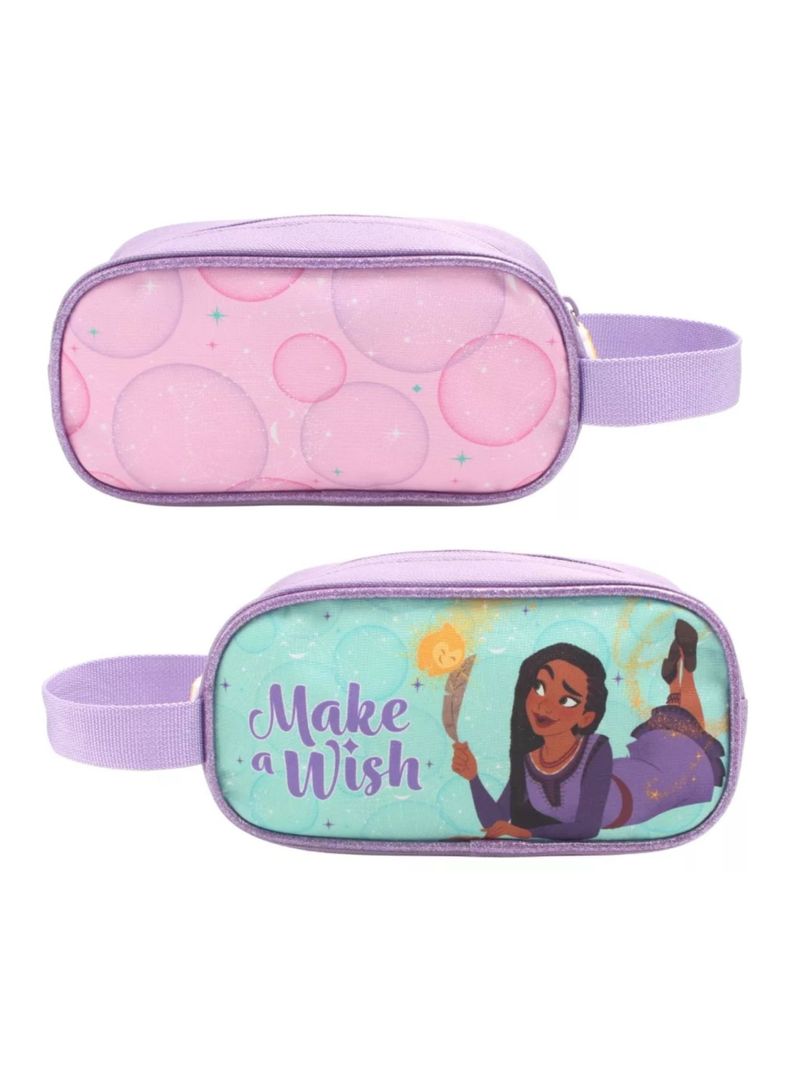 Set Escolar Infantil Mochila Con Ruedas Estuche Lonchera Wish-4