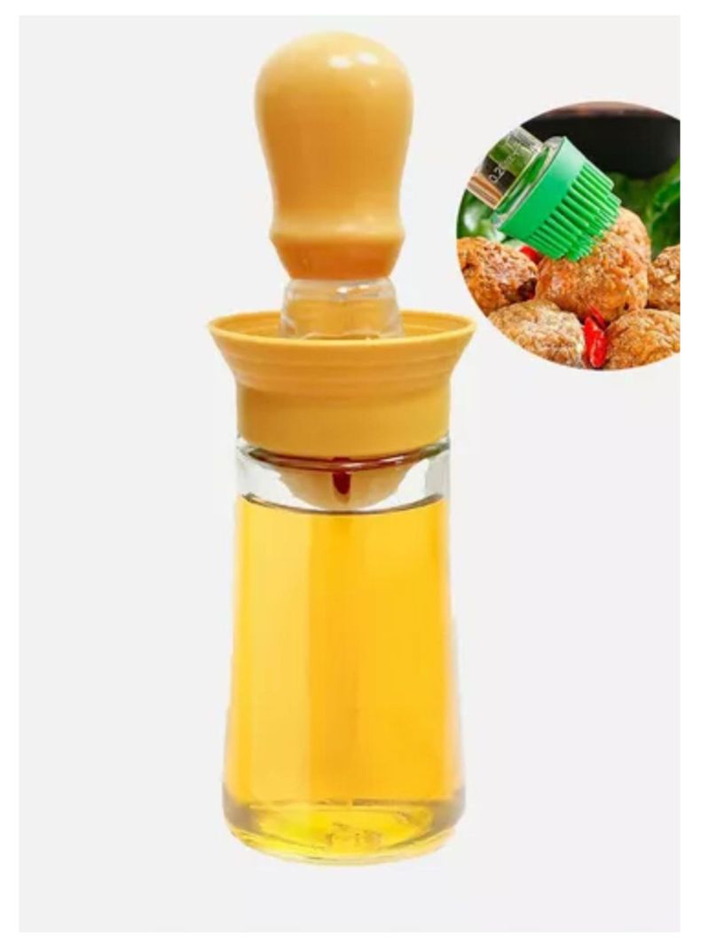 Dispensador De Aceite Silicona Con Brocha Portatil 350ml -1