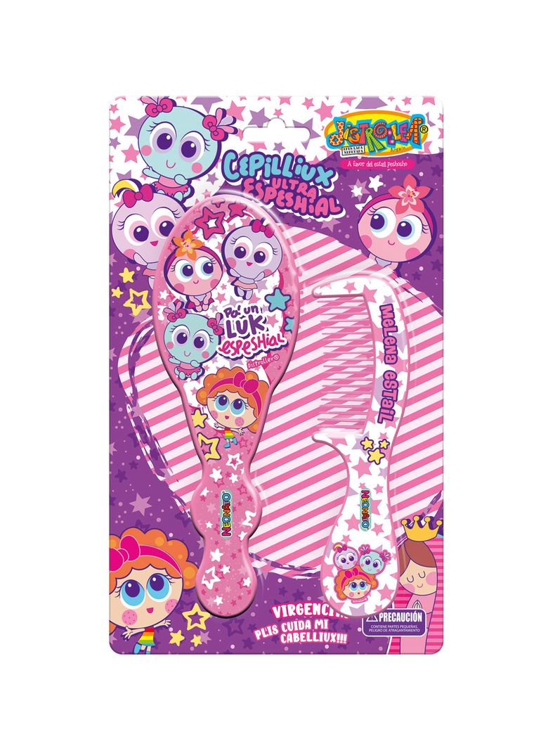Set De Cepillo Y Peineta Infantil Distroller-0