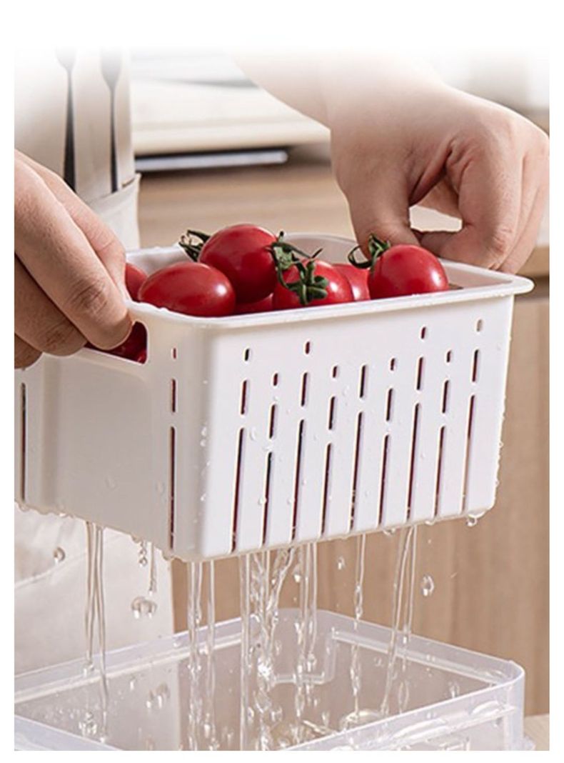 Organizador Colador De Verduras Para Refrigerador Hermetico-4