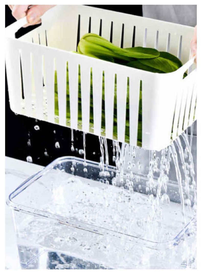 Organizador Colador De Verduras Para Refrigerador Hermetico-5