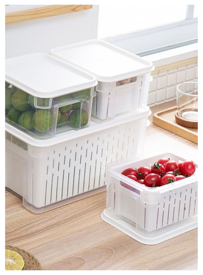 Organizador Colador De Verduras Para Refrigerador Hermetico-6