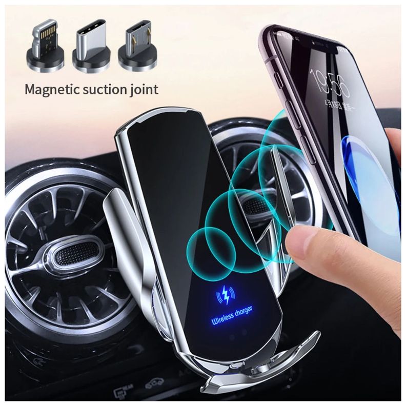 Soporte Para Cargar Celular De Auto Universal Inteligente-5