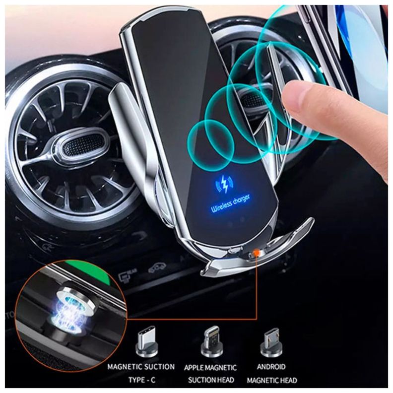 Soporte Para Cargar Celular De Auto Universal Inteligente-7