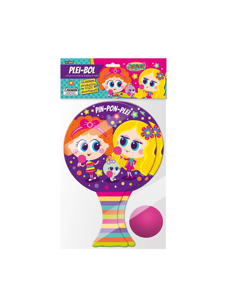 Set Paletas De Madera Playa Ping Pong Distroller-0