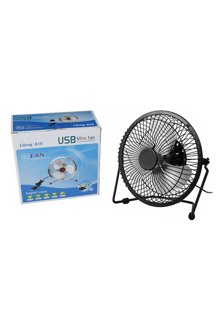 Ventilador Escritorio USB Mini Fan Ajustable Silencioso-2