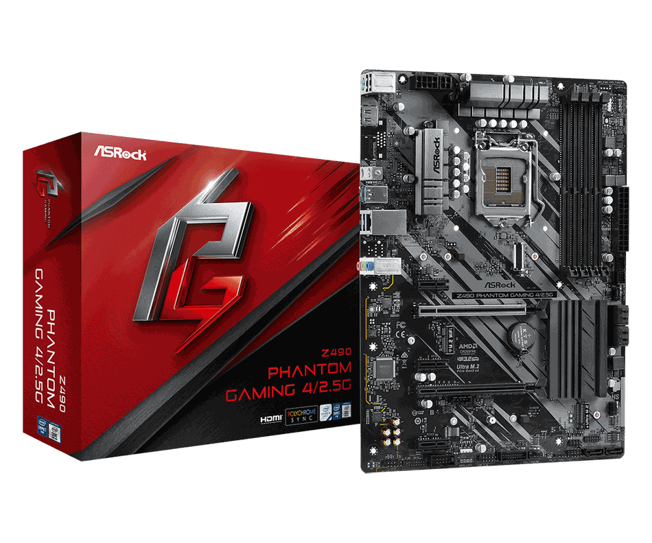 Placa Madre Asrock Z490 Phantom Gaming 4/2.5g Socket 1200 Intel-0