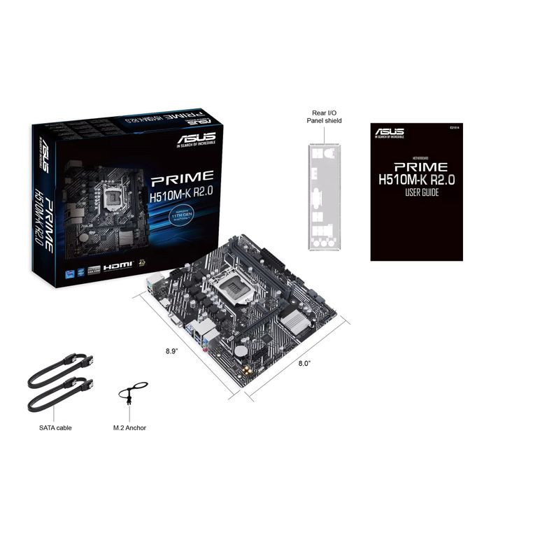 Placa Madre Asus Prime H510m-K R2.0 Socket 1200 Intel-3