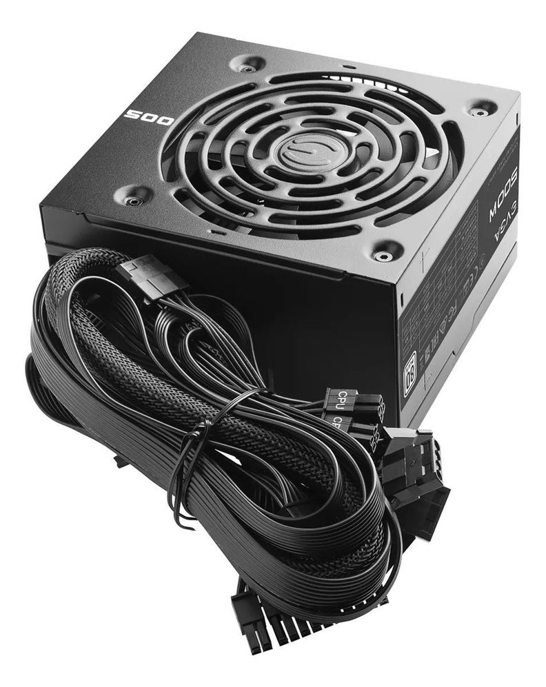 Fuente De Poder Evga 500 Watt W1 80 Plus Certificada-1