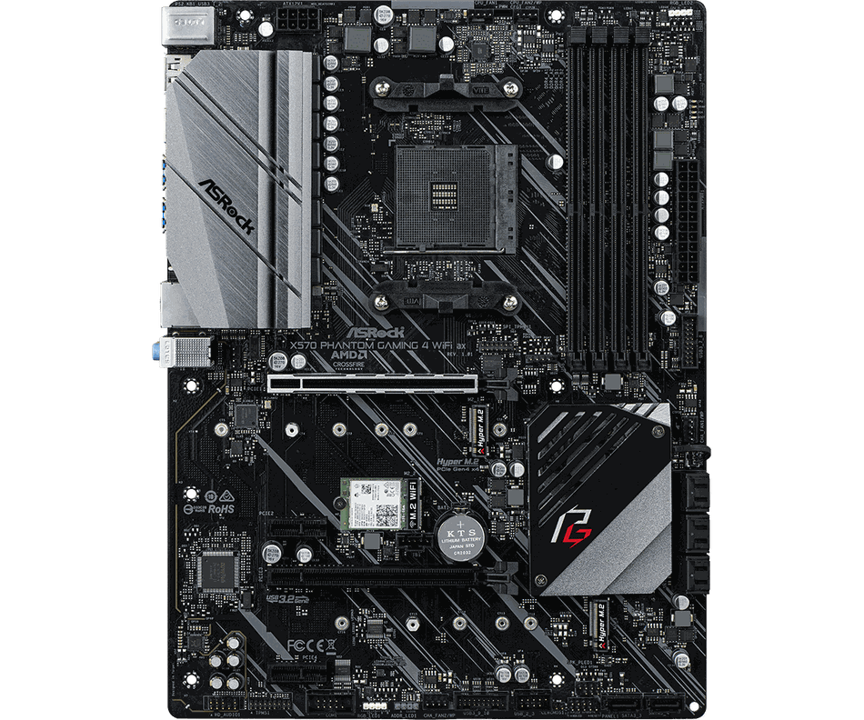 Placa Madre Asrock X570 Phantom Gaming 4 Wifi Ax Socket Am4-3