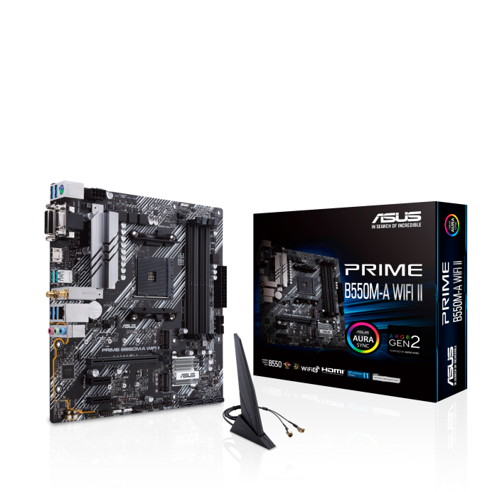 Placa Madre Asus Prime B550m-A Wifi Ii Socket Am4-0