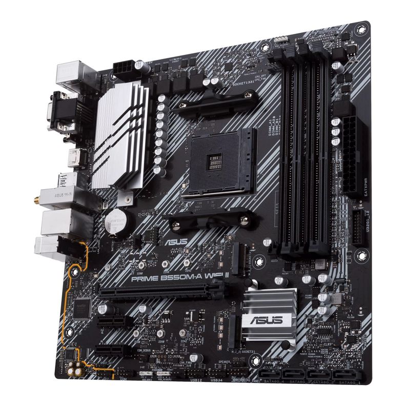 Placa Madre Asus Prime B550m-A Wifi Ii Socket Am4-3