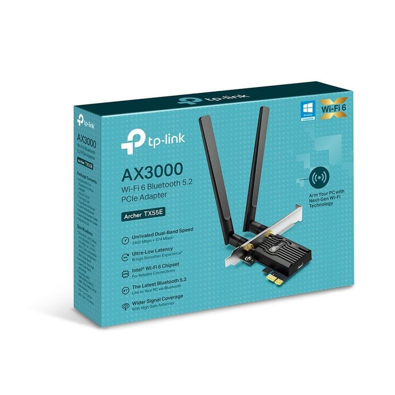 Adaptador Pcie Wifi 6 Con Bluetooth 5.2-0