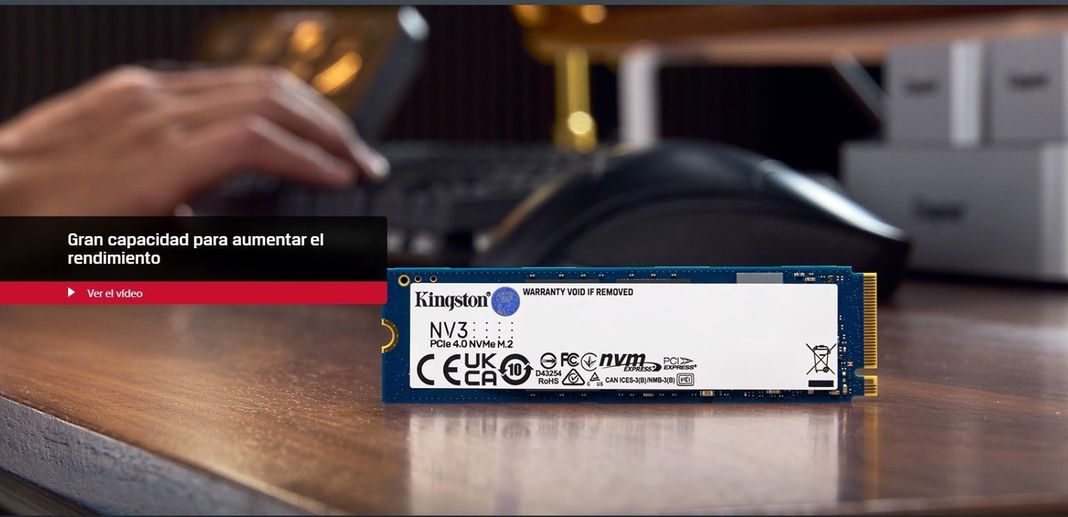  Kingston Ssd 1 TB Nv3 M.2 Nvme 2280 Pcie 4.0 X4 -3