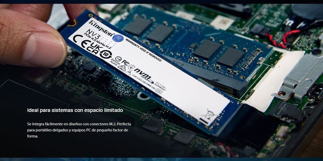  Kingston Ssd 1 TB Nv3 M.2 Nvme 2280 Pcie 4.0 X4 -5