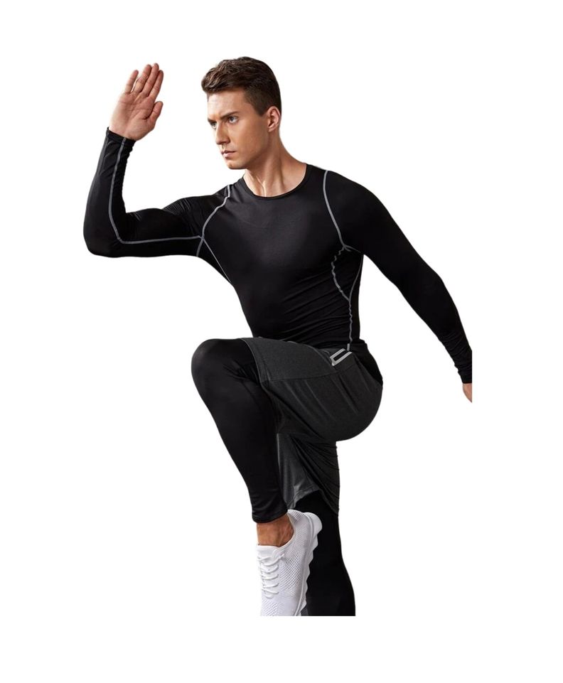 Polera Primera Capa - Fibra Natura De Algodon Para Hombre-1